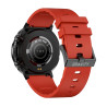Smartwatch Gravity GT21-6 with Red Silicone Strap