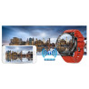 Smartwatch Gravity GT21-6 with Red Silicone Strap