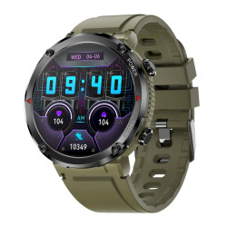 Smartwatch Gravity GT21-7 with Black Silicone Strap / black