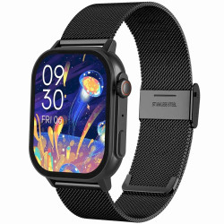 Smartwatch Gravity GT15-1 Silicone Strap + Black Bracelet / black