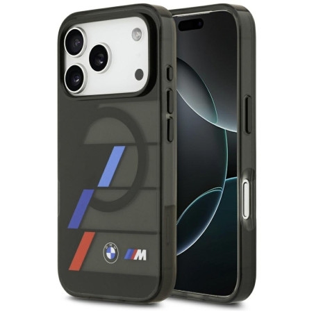 BMW M IML Metal Buttons Tricolor Lines MagSafe Case for Apple iPhone 17 Pro