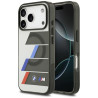 BMW M IML Metal Buttons Tricolor Lines MagSafe Case for Apple iPhone 17 Pro