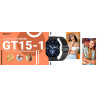 Smartwatch Gravity GT15-1 Silicone Strap + Black Bracelet / black