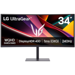 LG 34G630A-B 34" WQHD 3440x1440 VA Curved Monitor 21:9 240Hz