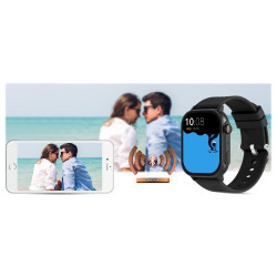 Smartwatch Gravity GT15-1 Silicone Strap + Black Bracelet / black