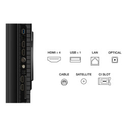 TCL P8K 75P8K televizorius 190,5 cm (75") 4K Ultra HD Smart TV „Wi-Fi“ Metalinis 350 cd/m²