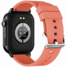 Smartwatch Gravity GT15-3 Silicone Strap + Black Bracelet / red-black