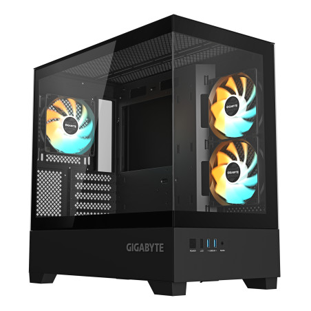 GIGABYTE C201 PANORAMIC Midi Tower Black