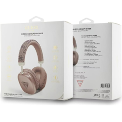 Guess PU Saffiano Triangle Logo ENC Wireless Headphones