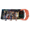 Smartwatch Gravity GT15-3 Silicone Strap + Black Bracelet / red-black