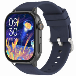Smartwatch Gravity GT15-4 Silicone Strap + Titanium Bracelet / blue