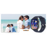 Smartwatch Gravity GT15-4 Silicone Strap + Titanium Bracelet / blue