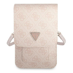 Guess 4G Triangle Handbag Pink