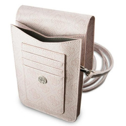 Guess 4G Triangle Handbag Pink