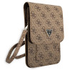 Guess 4G Triangle Handbag Brown