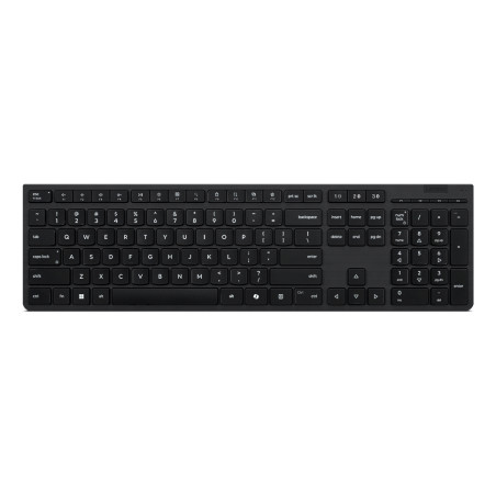 Lenovo Professional Wireless Rechargeable (Nordic) keyboard Home/Office RF Wireless + Bluetooth Black