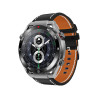 Smartwatch VELTORI VT100-1 with Black Silicone Strap and Black Eco Leather Strap / black