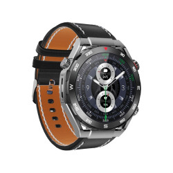 Smartwatch VELTORI VT100-1 with Black Silicone Strap and Black Eco Leather Strap / black