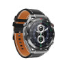 Smartwatch VELTORI VT100-1 with Black Silicone Strap and Black Eco Leather Strap / black