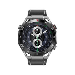 Smartwatch VELTORI VT100-1 with Black Silicone Strap and Black Eco Leather Strap / black