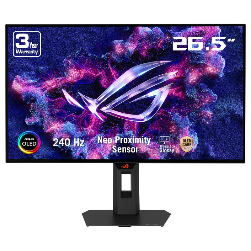 ASUS ROG Strix OLED XG27AQDMGR kompiuterio monitorius 67,3 cm (26.5") 2560 x 1440 pikseliai Quad HD Juoda