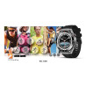 Smartwatch VELTORI VT100-1 with Black Silicone Strap and Black Eco Leather Strap / black