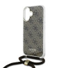 Guess IML 4G Printed Crossbody Strap Case for Apple iPhone 16