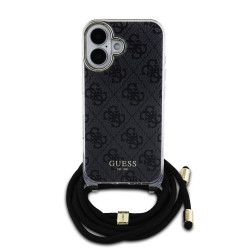 Guess IML 4G Printed Crossbody Strap Case for Apple iPhone 16