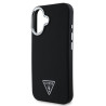 Guess PU Grained Triangle Logo Case for Apple iPhone 16