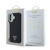 Guess PU Grained Triangle Logo Case for Apple iPhone 16