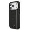 Mercedes Leather Star Pattern and Stripes MagSafe Case for Apple iPhone 17 Pro