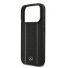 Mercedes Leather Star Pattern and Stripes MagSafe Case for Apple iPhone 17 Pro
