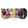VELTORI VT120-1 Smartwatch Silicone Strap / black
