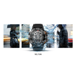 VELTORI VT120-1 Smartwatch Silicone Strap / black