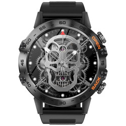VELTORI VT120-1 Smartwatch Silicone Strap / black