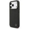 Mercedes Leather Large Laurel Leave MagSafe Case for Apple iPhone 17 Pro