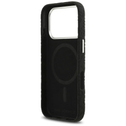 Karl Lagerfeld Grained PU Repeated Logo MagSafe Case Case for Apple iPhone 17 Pro