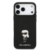 Karl Lagerfeld Liquid Silicone Metal Ikonik Case for Apple iPhone 17 Pro Max