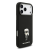 Karl Lagerfeld Liquid Silicone Metal Ikonik Case for Apple iPhone 17 Pro Max
