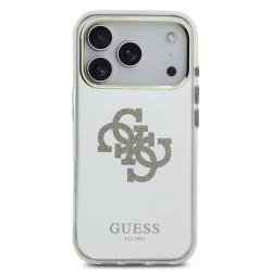 Guess PC/TPU Mirror 4G Glitter Logo MagSafe Case for Apple iPhone 17 Pro Max