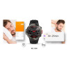 VELTORI VT140-1 Smartwatch Silicone Strap / black