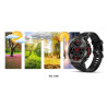 VELTORI VT140-1 Smartwatch Silicone Strap / black