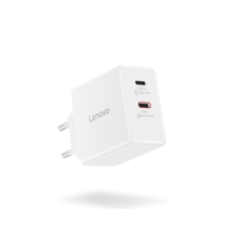 Lenovo Dual USB-C GaN Charger 2× USB-C 65W