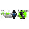 Smartwatch VELTORI VT150-1 with Silicone Strap + Black Bracelet / black
