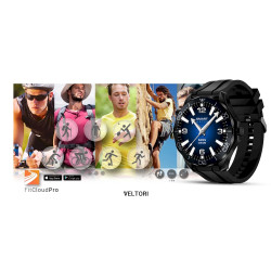 Smartwatch VELTORI VT150-1 with Silicone Strap + Black Bracelet / black
