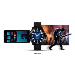 Smartwatch VELTORI VT150-1 with Silicone Strap + Black Bracelet / black