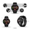 Smartwatch VELTORI VT160-1 Silicone Strap / black