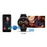 Smartwatch VELTORI VT160-1 Silicone Strap / black