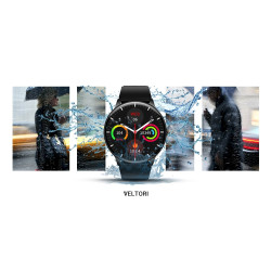 Smartwatch VELTORI VT160-1 Silicone Strap / black
