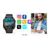 Smartwatch VELTORI VT200-1 with Silicone Strap / black